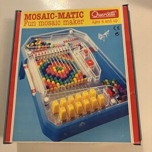 Quercetti Mosaic-Matic Fun Mosaic Maker Vintage Educational Toy Made In Italy